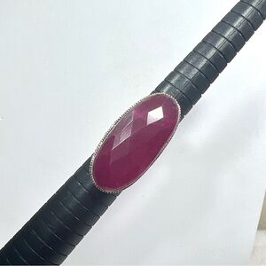 Ruby 925 Vintage Style Gemstone Ring size 7.75